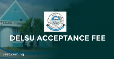 delsu acceptance fee