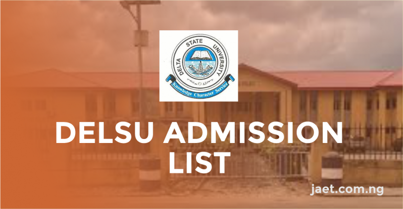 delsu admission list