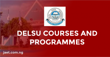 delsu courses and admission requirements