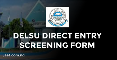 delsu direct entry form