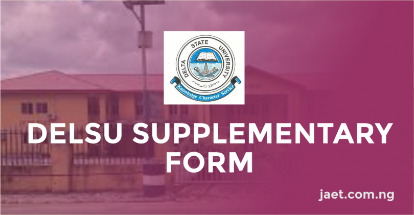delsu supplementary form