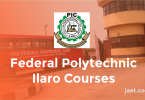federal polytechnic ilaro courses
