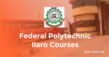 federal polytechnic ilaro courses