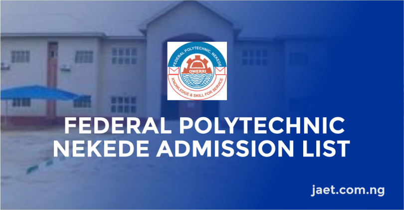 nekede poly admission list