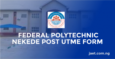 nekede poly post utme form