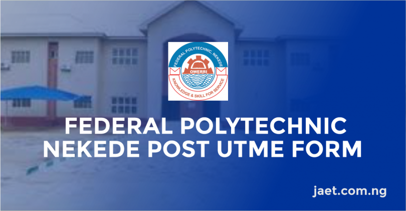 nekede poly post utme form