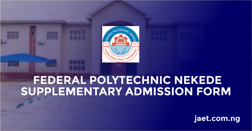 nekedepoly supplementary admission form
