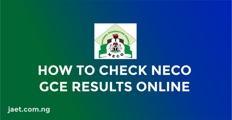 check neco result online