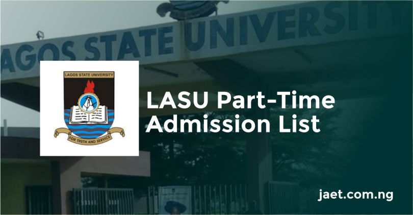 lasu part time admission list