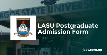 lasu post graduate admission form