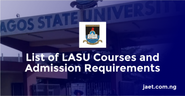 lasu courses and admission requirements