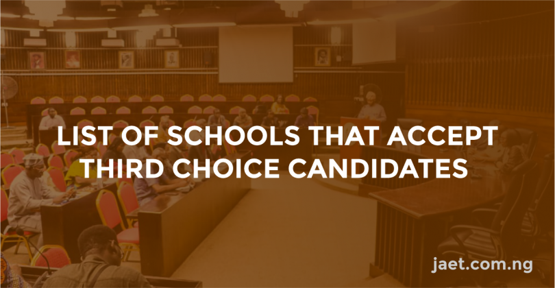 schools that accept third choice