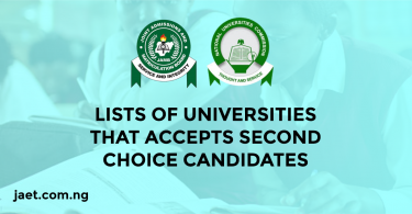 universities that accepts second choice