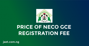 neco gce registration price