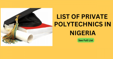 Comprehensive list of private polytechnics in Nigeria