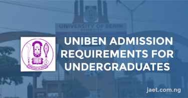 uniben admission requirements for undergraduates