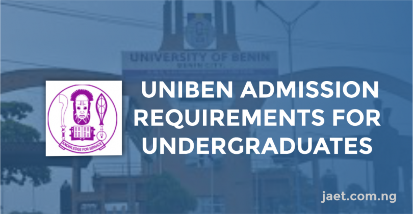 uniben admission requirements for undergraduates