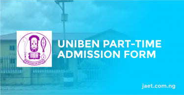 uniben part time admission form