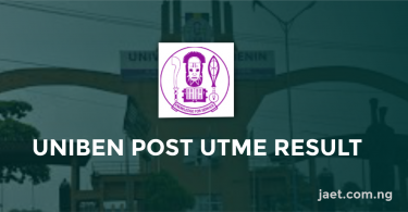 uniben post utme results