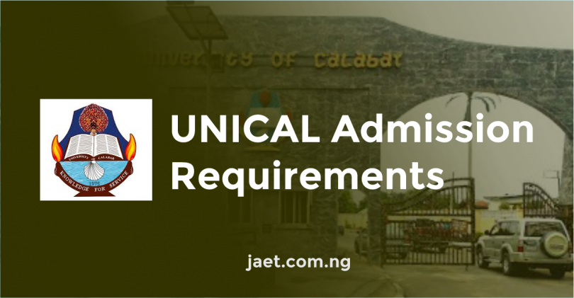 unical admission requirements