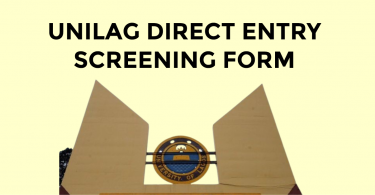 unilag direct entry form