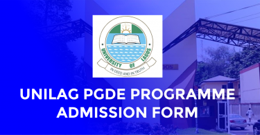 unilag pgde admission form