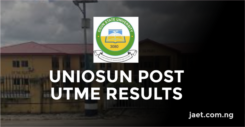 check uniosun post utme results
