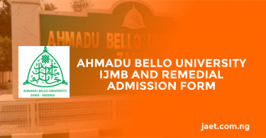 Ahmadu Bello University IJMB and Remedial Admission Form