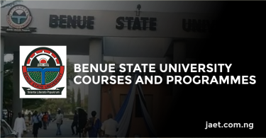 Benue State University Courses