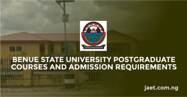 Benue State University Postgraduate Courses