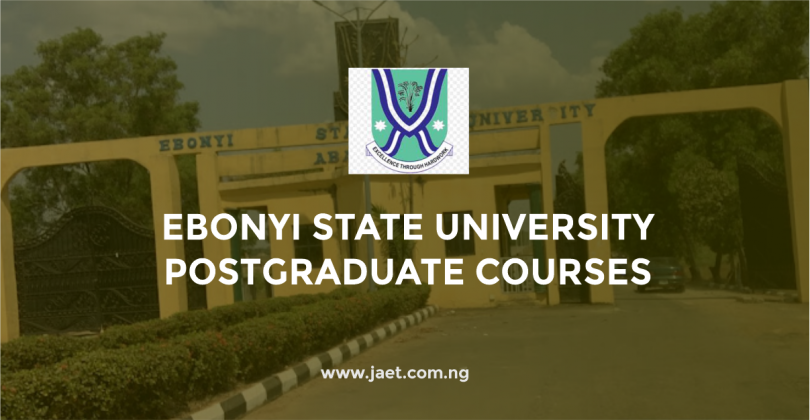 Ebonyi State University Postgraduate Courses
