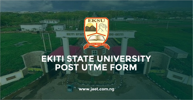 Ekiti State University Post UTME Form