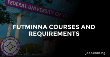 FUTMINNA Courses
