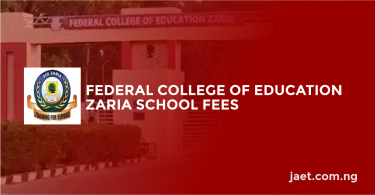 Federal College of Education Zaria School Fees