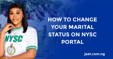 Change Marital Status on NYSC Portal