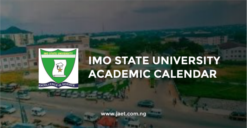 Imo State University Academic Calendar
