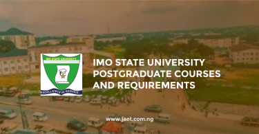 Imo State University Postgraduate Courses