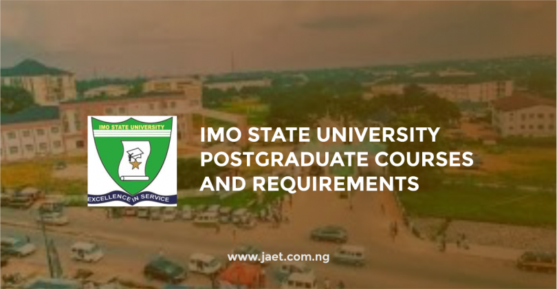 Imo State University Postgraduate Courses