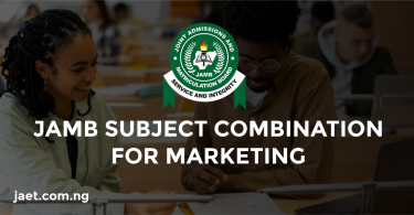 JAMB Subject Combination for Marketing