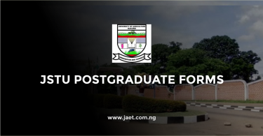 Joseph Sarwuan Tarka University Postgraduate Form