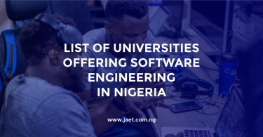List of Universities Offering Software Engineering in Nigeria