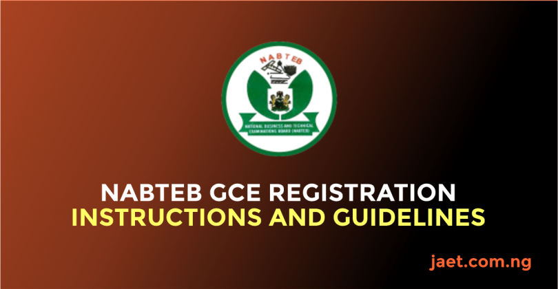 NABTEB GCE Registration