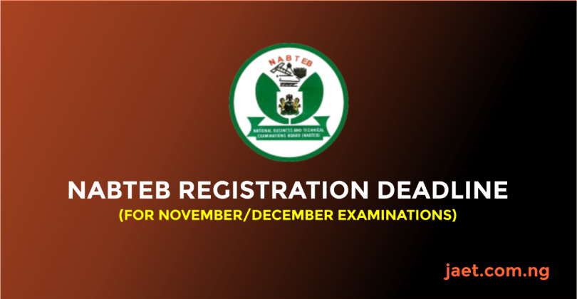 NABTEB Registration Deadline