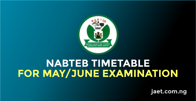 NABTEB Timetable