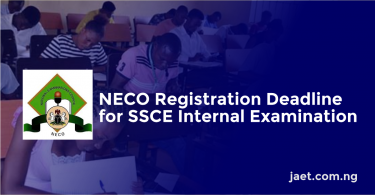 NECO Registration Deadline