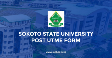Sokoto State University Post UTME Form
