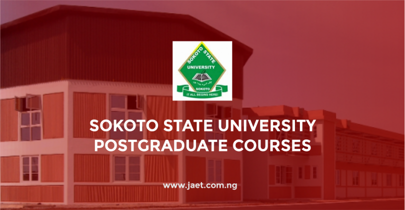 Sokoto State University Postgraduate Courses