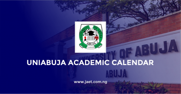 UNIABUJA Academic Calendar