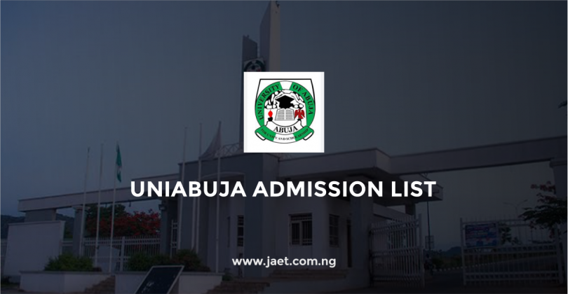 UNIABUJA Admission List