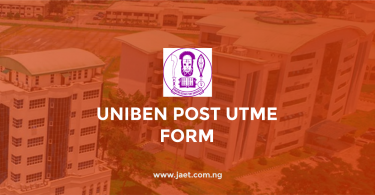 UNIBEN Post UTME Screening Form
